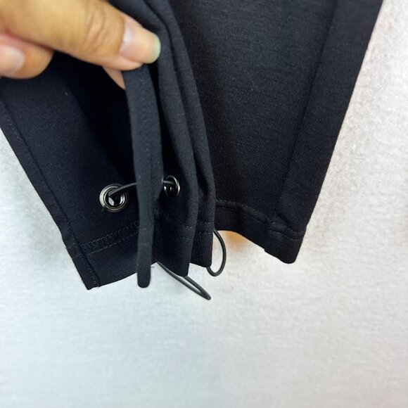 Alice + Olivia Miami Side Slit Joggers Harem Women Small Black Grunge Goth Pants - Picture 4 of 12